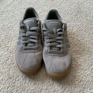 Adidas Old School Ortholite Cloud Suede Sneakers Brown Gray Gum Sole Size 8